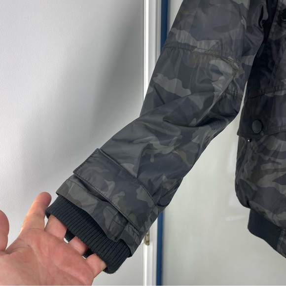 NOIZE Regular Fit Hooded Bomber Jacket Men Size Large - Picture 5 of 16